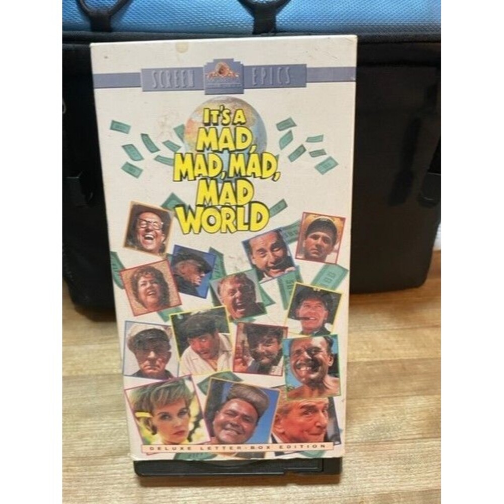 Its a Mad, Mad, Mad, Mad World (VHS, 1991, 2-Tape Set)